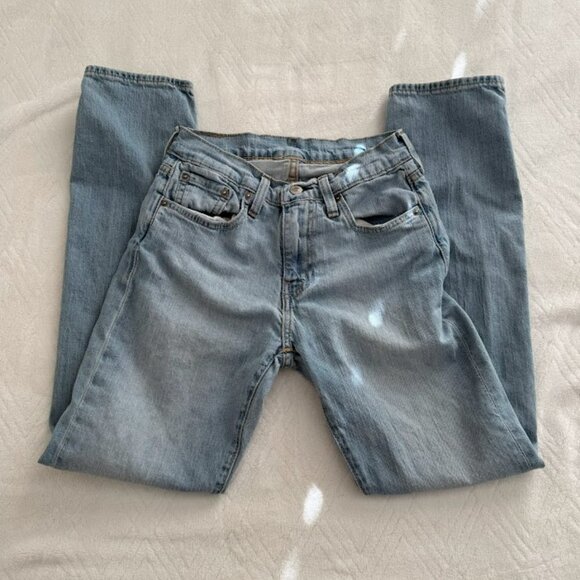 Levi’s 502 Men's Jeans Regular Fit Taper 28x32 Blue Denim - Picture 1 of 6